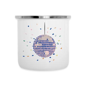 Disco ball - Camper Mug - white - Front