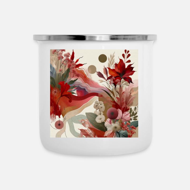 Colourful Autumn Harmony - Camper Mug - white