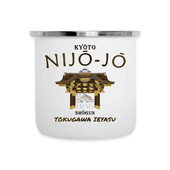 Burg Nijo-jo, Kyoto, Edo Shogun Zeit, Japan - Emaille-Tasse - Weiß - Vorne
