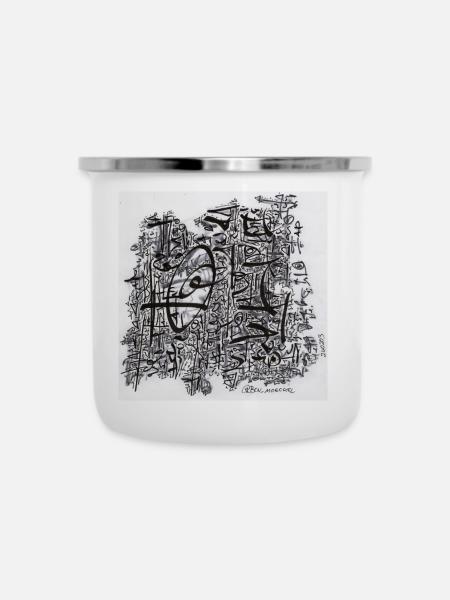 240203 - Emaille-Tasse - Weiß