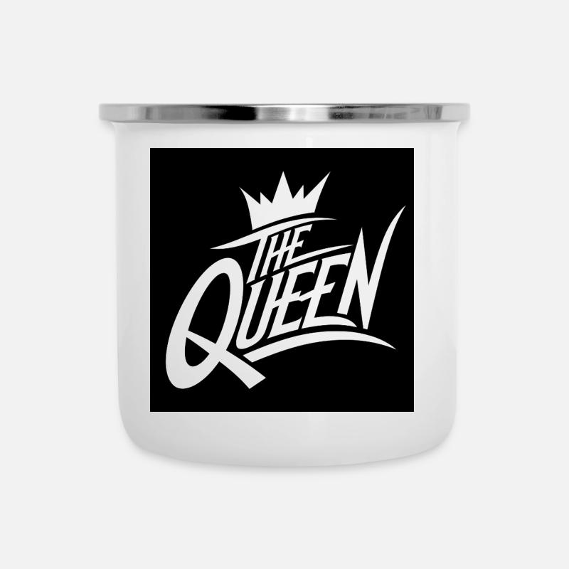 The Queen - Camper Mug - white