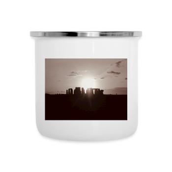 Henge de pierre - Tasse émaillée - blanc - Devant