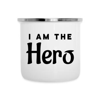 I'm the hero - Camper Mug - white - Front