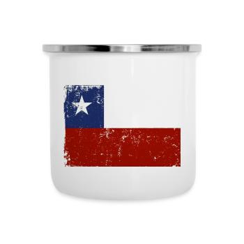 Chili - Tasse émaillée - blanc - Devant