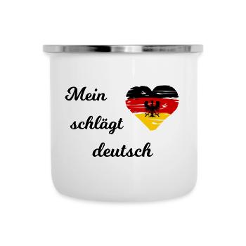 The election for Germany - Camper Mug - white - Front