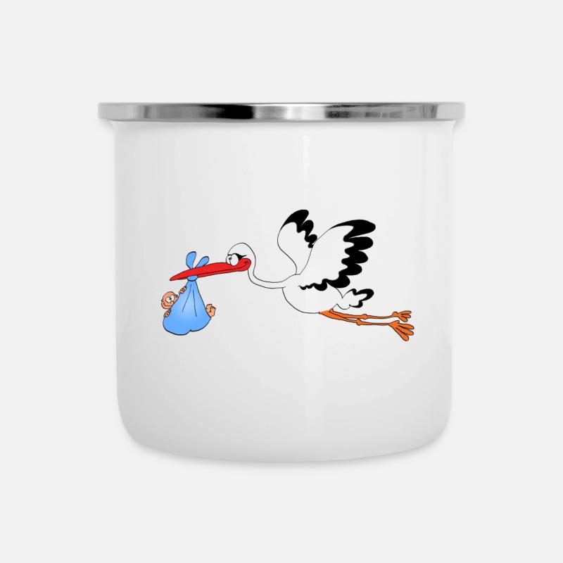 stork - Camper Mug - white