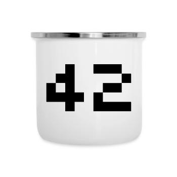 42 pixel - Camper Mug - white - Front