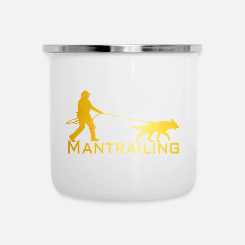 Mantrailing gold - Camper Mug - white