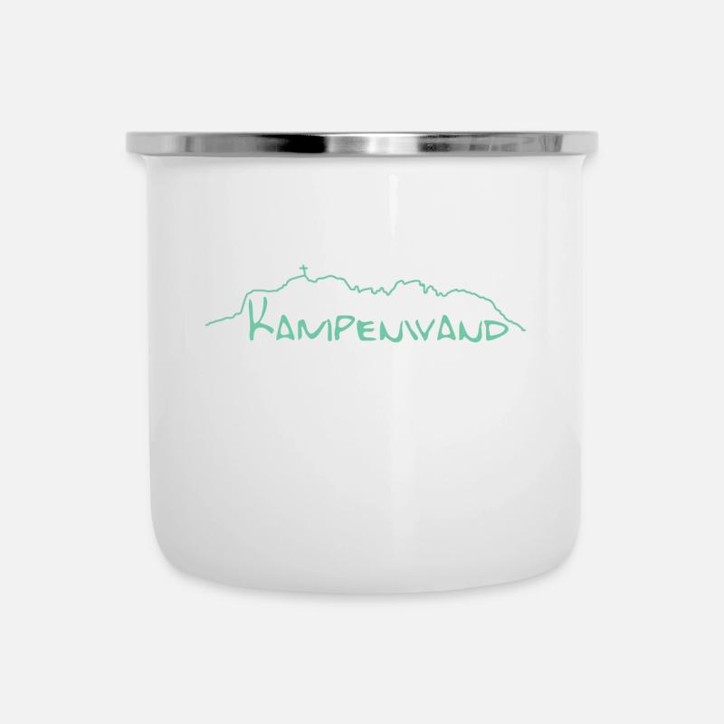 Kampenwand - grea - Emaille-Tasse - Weiß