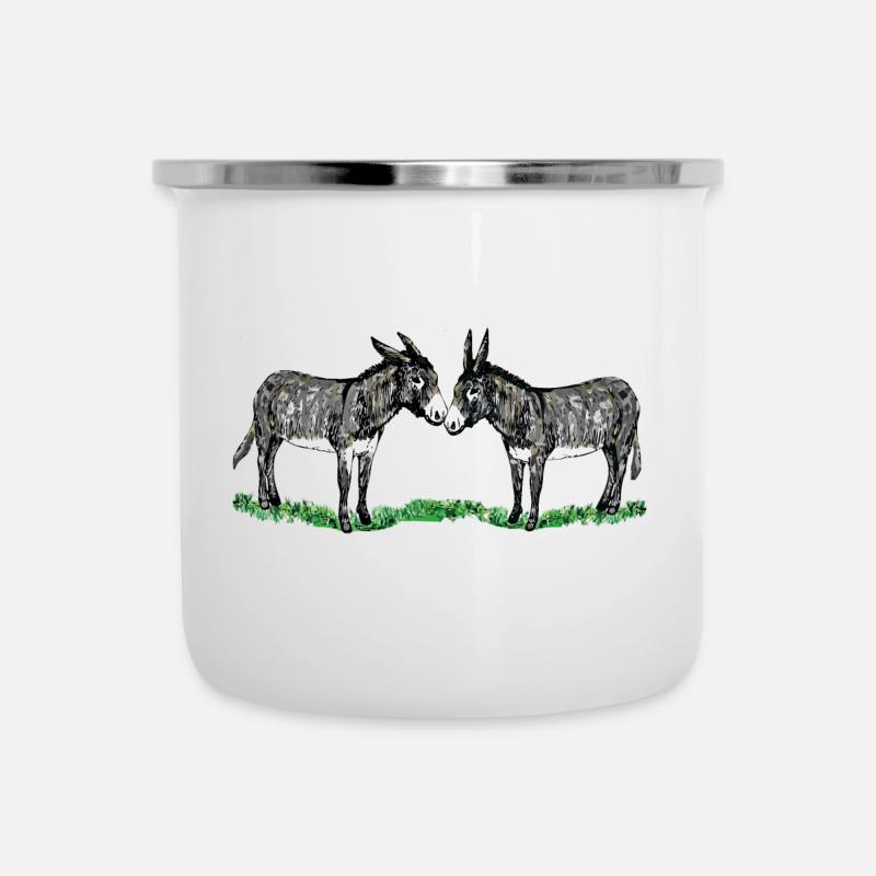 2esis - Emaille-Tasse - Weiß