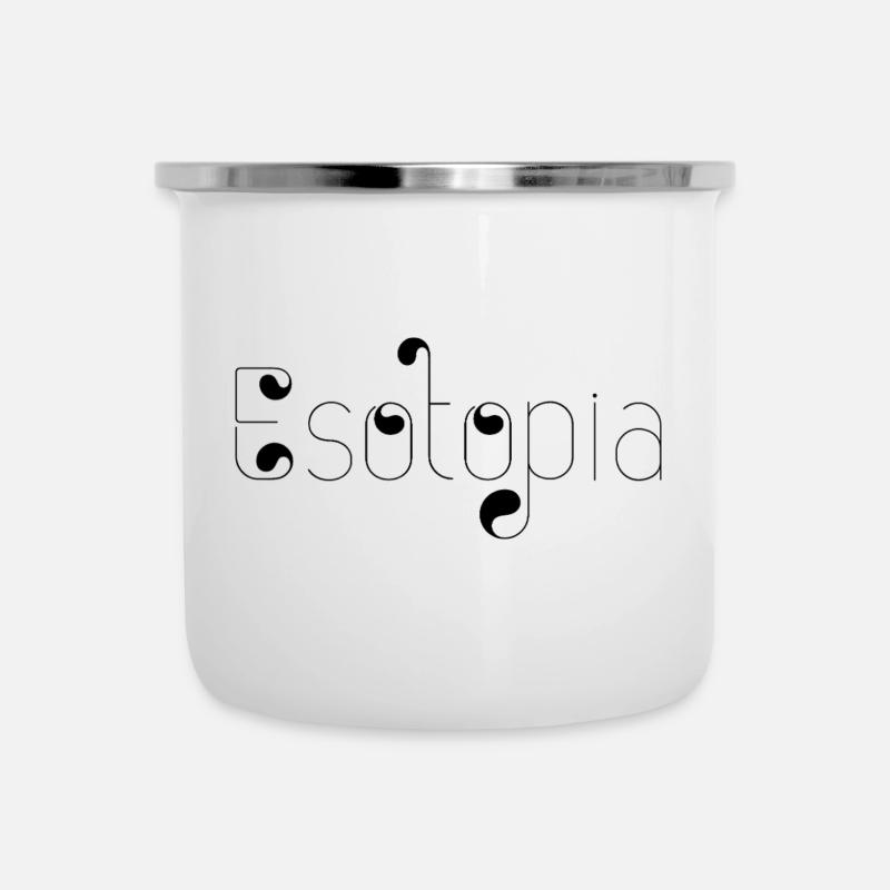 Esotopia - Emaille-Tasse - Weiß