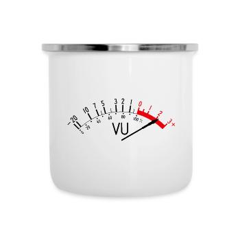 VU (volume) meter that turns out in red # - Camper Mug - white - Front