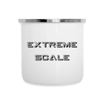 Extreme Scale - Emaille-Tasse - Weiß - Vorne