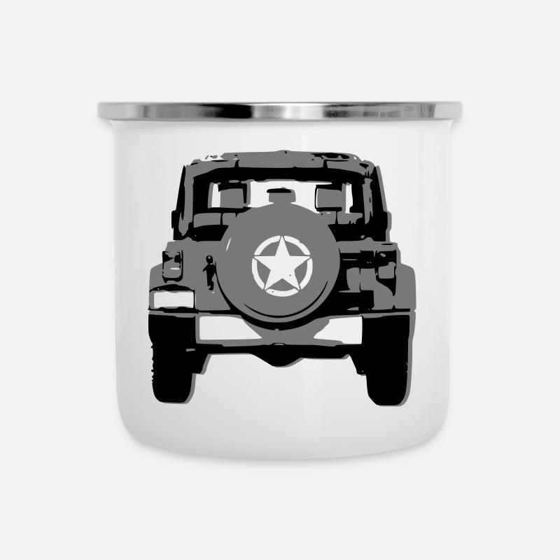Wrangler Retour - Tasse émaillée - blanc