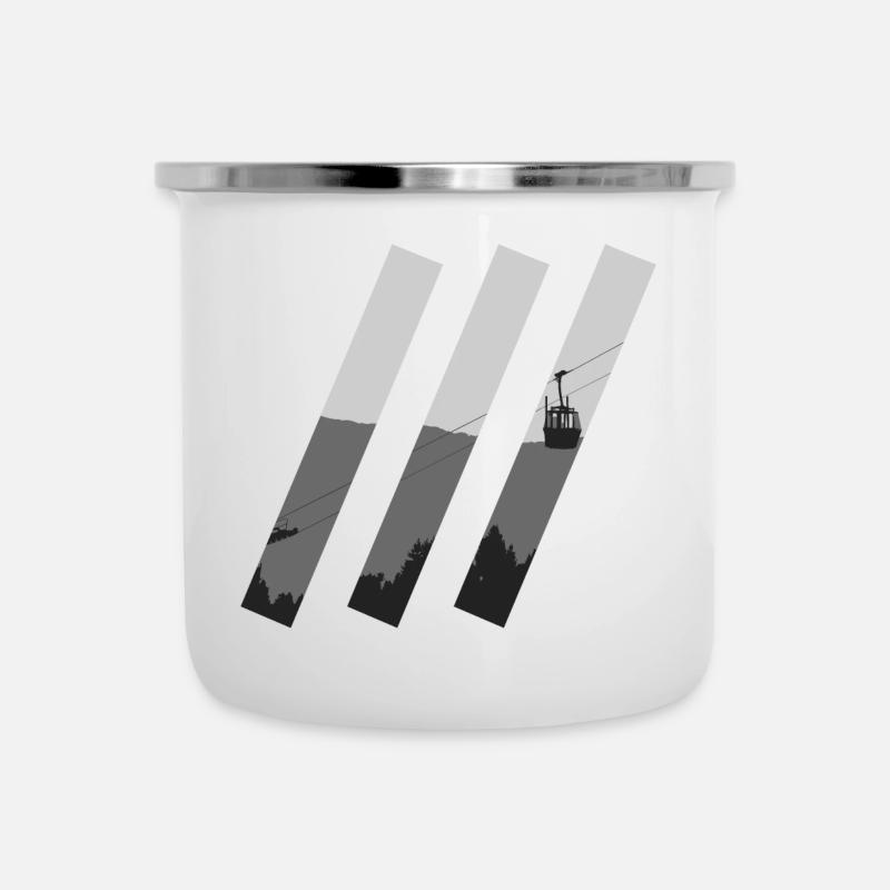 Gondola slashes - Camper Mug - white