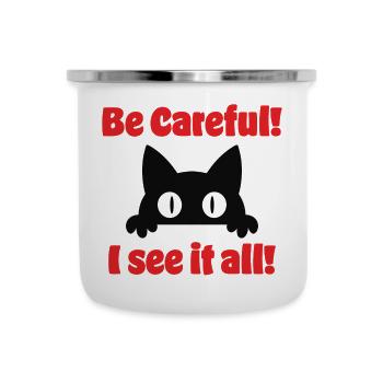 Be Careful - Camper Mug - white - Front