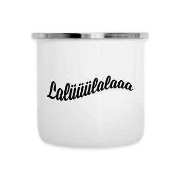 Lalülala - Emaille-Tasse - Weiß - Vorne