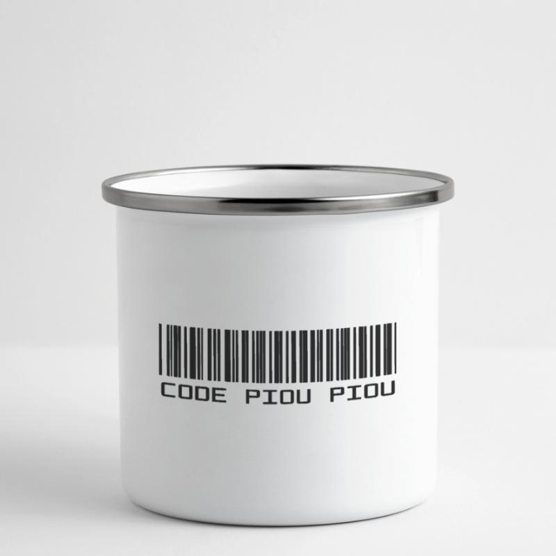 CODE PIOU PIOU Tasse émaillée