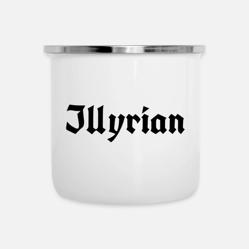 Illyrian - Emaille-Tasse - Weiß