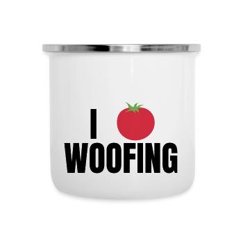 i love woofing - Camper Mug - white - Front