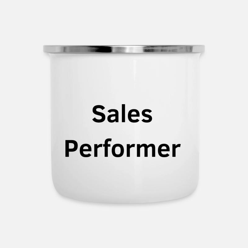 Sales Performer - Tasse émaillée - blanc