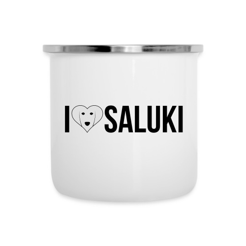 I Love Saluki - Tazza smaltata