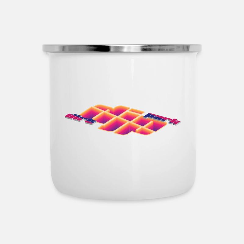 Profondeur d’extrusion DJP - Tasse émaillée - blanc