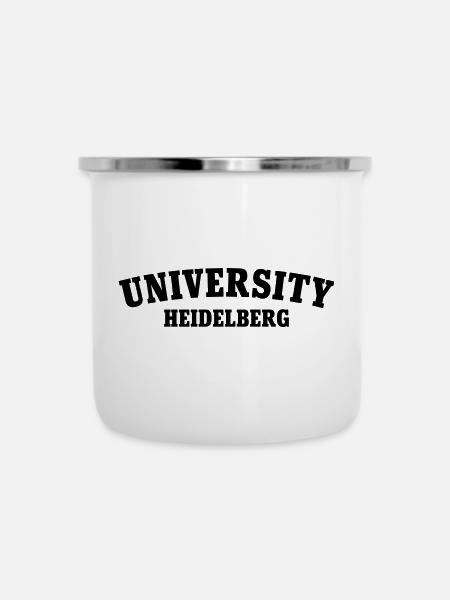 Universität Heidelberg - Emaille-Tasse - Weiß