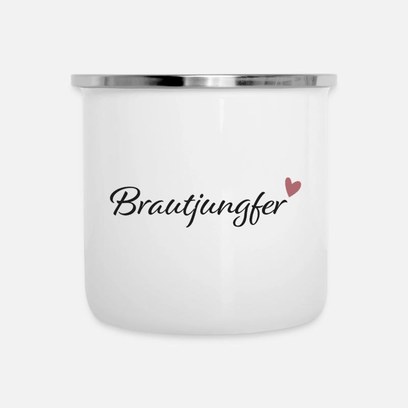 Bridesmaid - Camper Mug - white