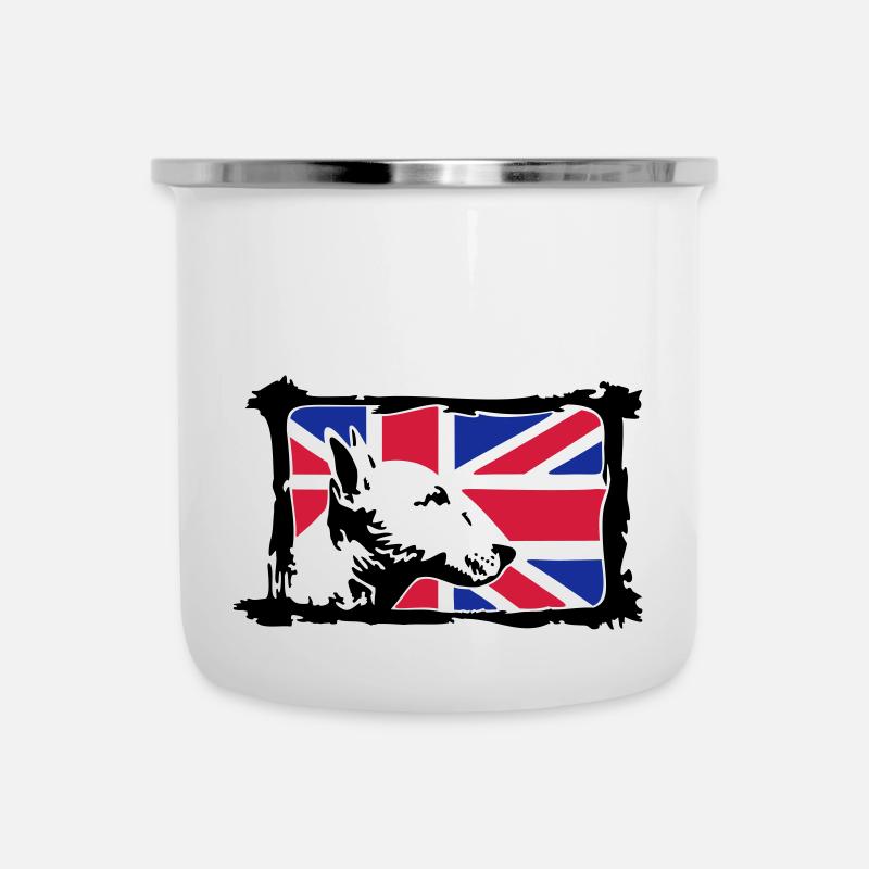 Bullterrier - Camper Mug - white