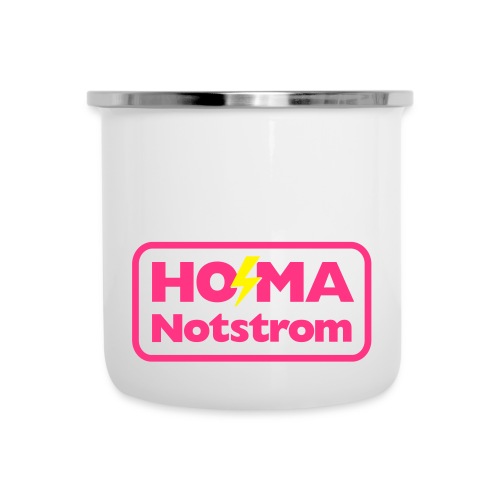 HO MA Shirt Logo - Emaille-Tasse