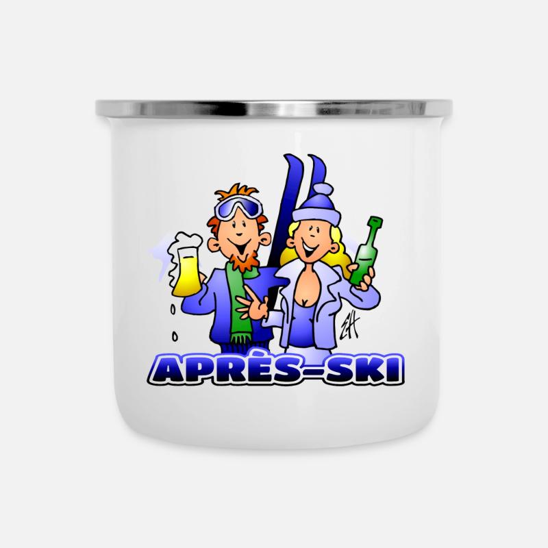 Après-ski - Camper Mug - white