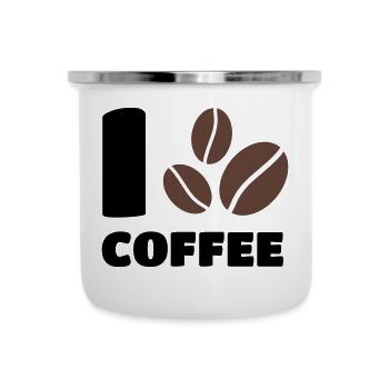 I love Coffee - Camper Mug - white - Front