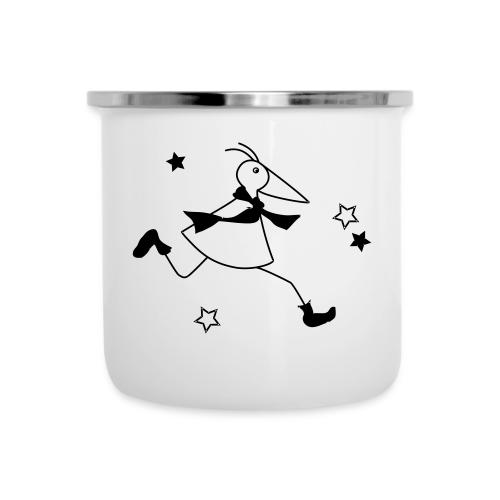 Winter-RUNNY-mit-Sternchen - Emaille-Tasse