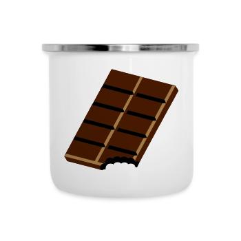 A chocolate bar - Camper Mug - white - Front