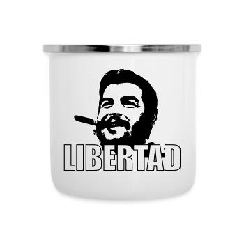 Libertad ! - Tasse émaillée - blanc - Devant