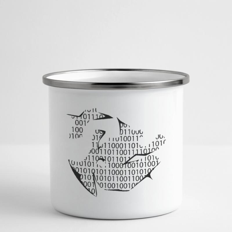 Programmierer Emaille-Tasse