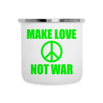 Make love not war - Camper Mug - white - Front