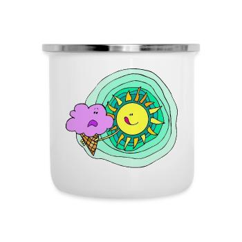 Baby Collection Summer Sun 05 - Camper Mug - white - Front