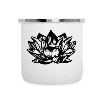 Lotus flower - Camper Mug - white - Front