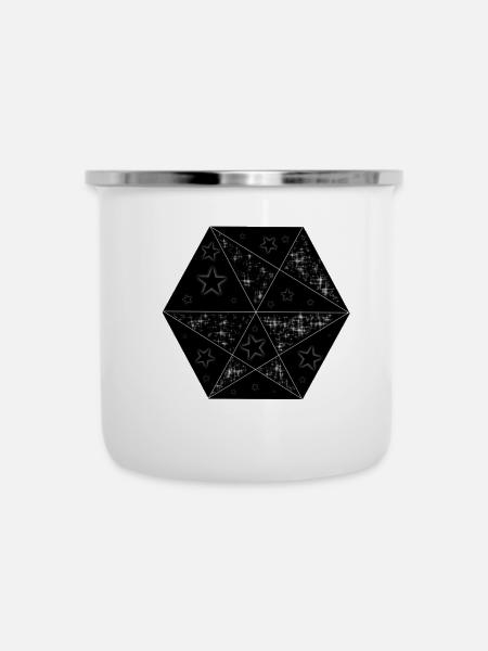 Struck by Lightning - Stardust - Emaille-Tasse - Weiß