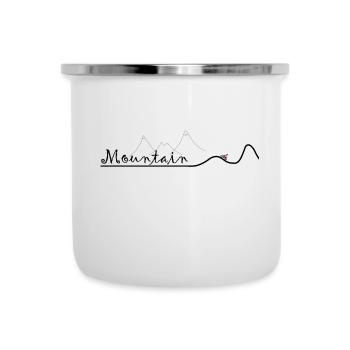 Mountain bike - Camper Mug - white - Front