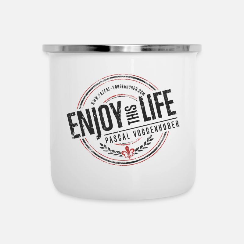Enjoy this Life® & Fleur de Lys Pascal Voggenhuber - Camper Mug - white