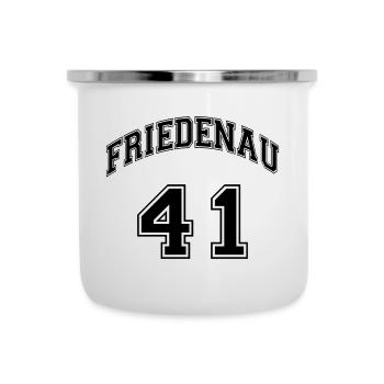 FRIEDENAU 41 Nostalgia Design Berlin District Zip Code - Camper Mug - white - Front