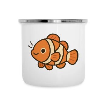Anemone Fish - Cheerful Reef Dweller - Camper Mug - white - Front