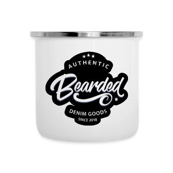 Bearded Denim Goods Netrok - Tasse émaillée - blanc - Devant