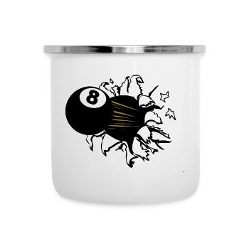 8-Ball Goldtail - Camper Mug - white - Front