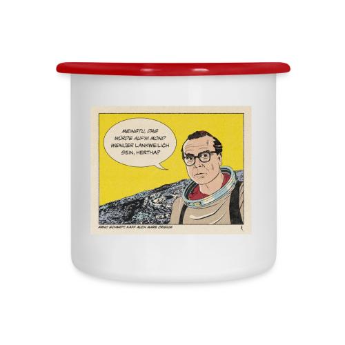 Arno Schmidt, Kaff auch Mare Crisium - Emaille-Tasse