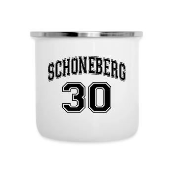 SCHÖNEBERG 30 Nostalgia Design Berlin District Zip Code - Camper Mug - white - Front