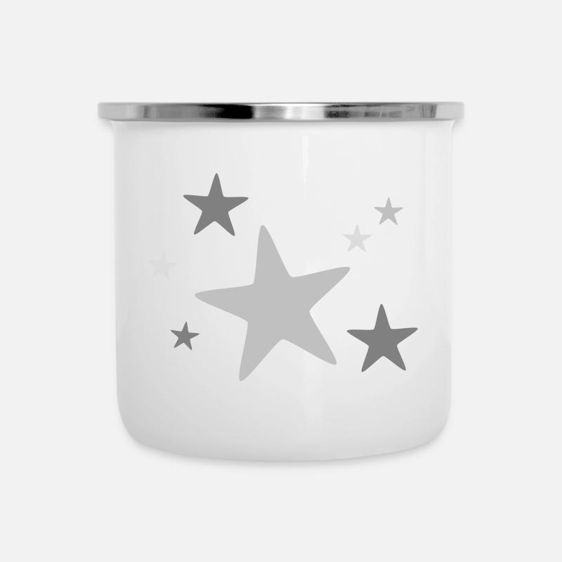 Star group multicolored - Camper Mug - white